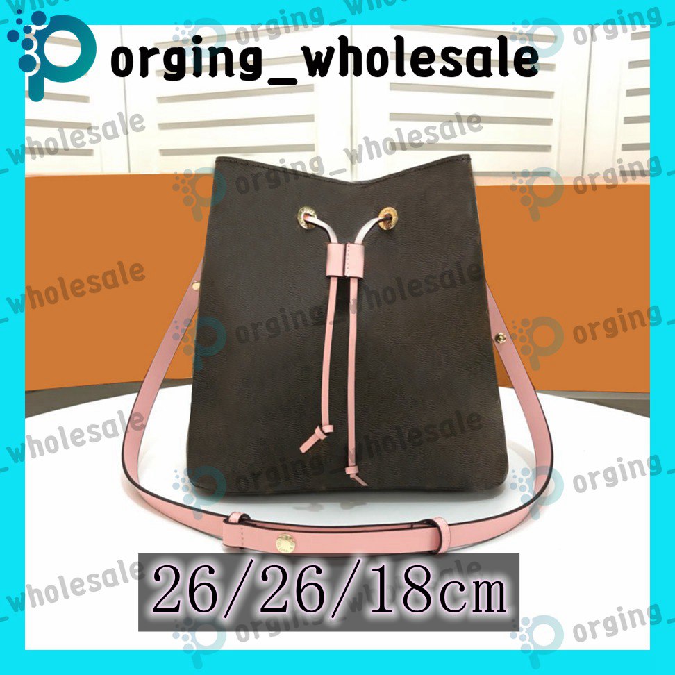

Wholesale Drawstring for women fashion shoulder bag classic Tote for lady handbags shopping bag purse messenger bag handbag bags, Ls01 26/26/18cm