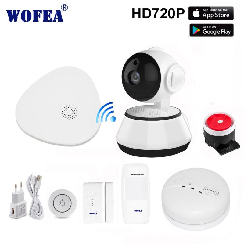 

wofea video home security alarm system wifi smart V10 APP message push notice SMS & auto dial
