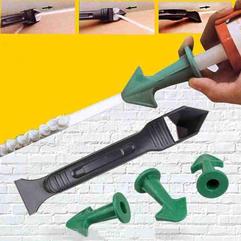 

Silicone Remover Caulk Finisher Sealant Smooth Scraper Grout Kit Tools Glue Nozzle Cleaning Tile Dirt Tool Spatula Glue Shovel25