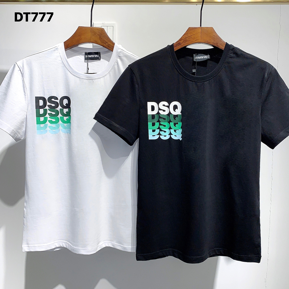 

DSQ PHANTOM TURTLE 2020SS New Mens Designer T shirt Italy fashion Tshirts Summer Men DSQ T-shirt Male Top Quality 100% Cotton Top 3988, White