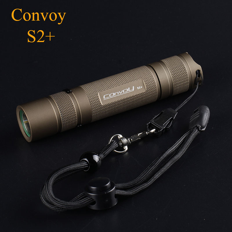 

Convoy S2+ LED Torch XPL HI Led Inside Ar-coated Glass Biscotti Firmware Desert Linterna Mini 18650 Flash Light
