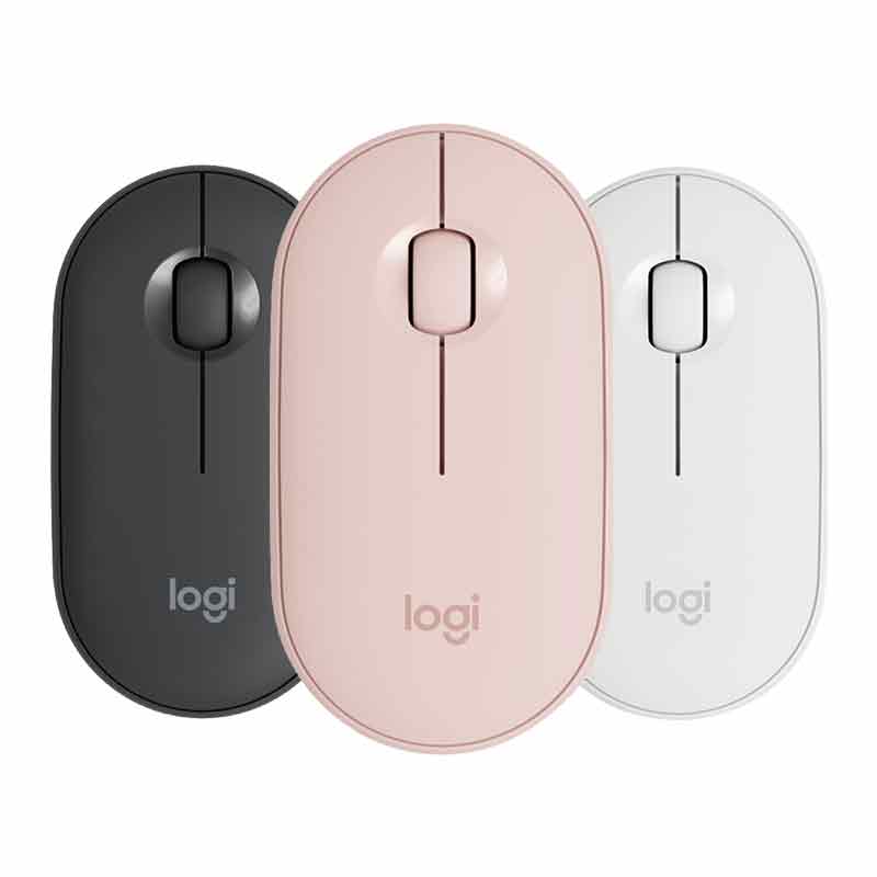 

Original PEBBLE Wireless Bluetooth Mouse Dual-Connectivity Wireless Optical Silent Mouse for Laptop PC