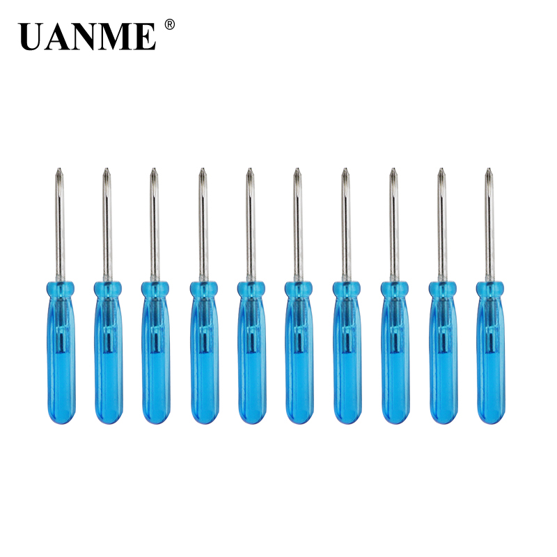

UANME Tiny 2.0mm Flat Cross Mini Screwdriver Blue Pedometer Dedicated Small Screwdriver 20PCS/LOT