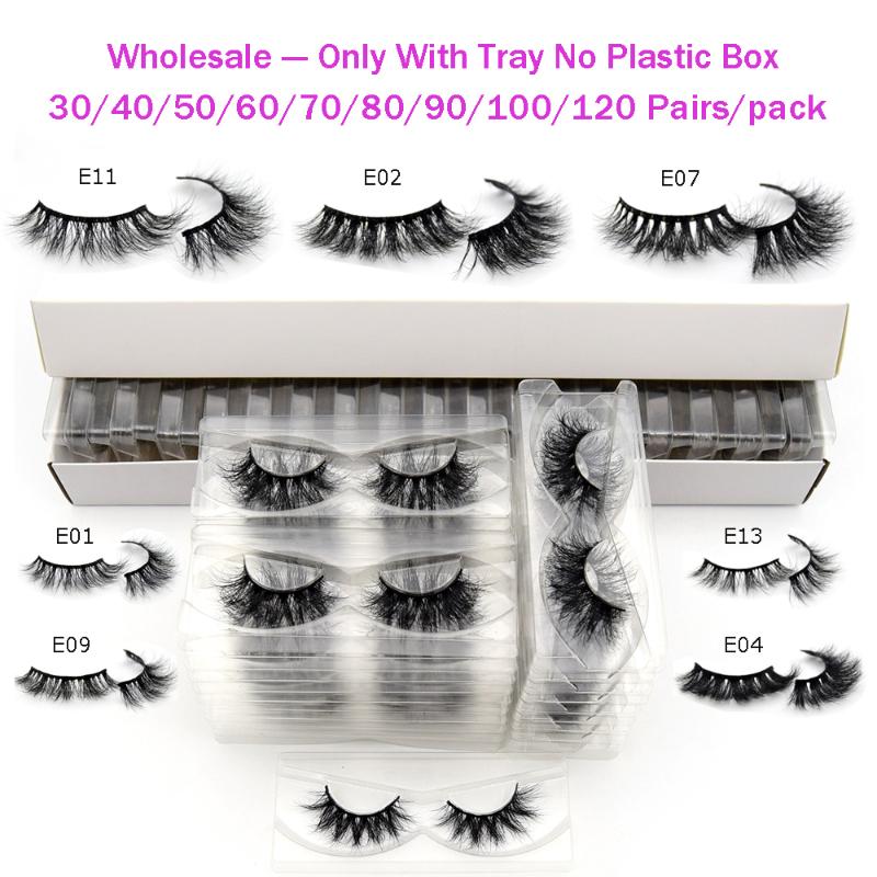 

30/60/90/100/120/240pairs/pack Visofree mink eyelashes bulk Natural lashes Reusable makeup False Eyelashes Faux cils wholesale