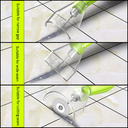 

An Jieshun electric cleaning seam cone tile floor grouting agent beauty seam joint special construction full set of tools slotti