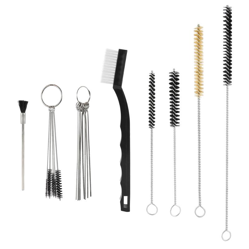 

17pc Airbrush Spray Gun Cleaning Kit Nozzle Cleaning Repair Tool Kit Stainless Steel Needle Brush Set Spray Guns Clean Accessory