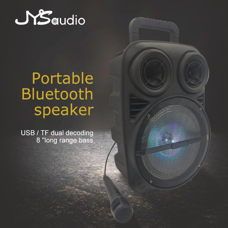 

Karaoke Portable Trolley Bluetooth Speaker with 8 Inch Woofer + 2inch Tweeter Outdoor Party Speake
