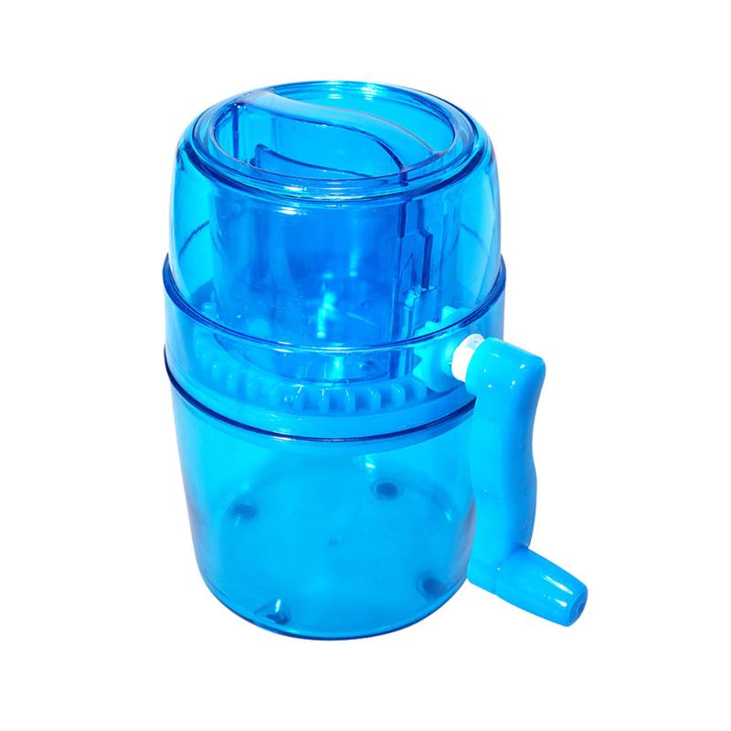 

1L Portable Hand Crank Manual Ice Crusher Shaver Kids Shredding Snow Cone Maker Machine Kitchen