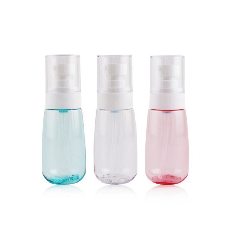 

Spot Vendor Round 60 ML Empty Refillable Cosmetic Vacuum Bottle PETG Lotion Bottle UPG Container Packaging 20pcs/lot