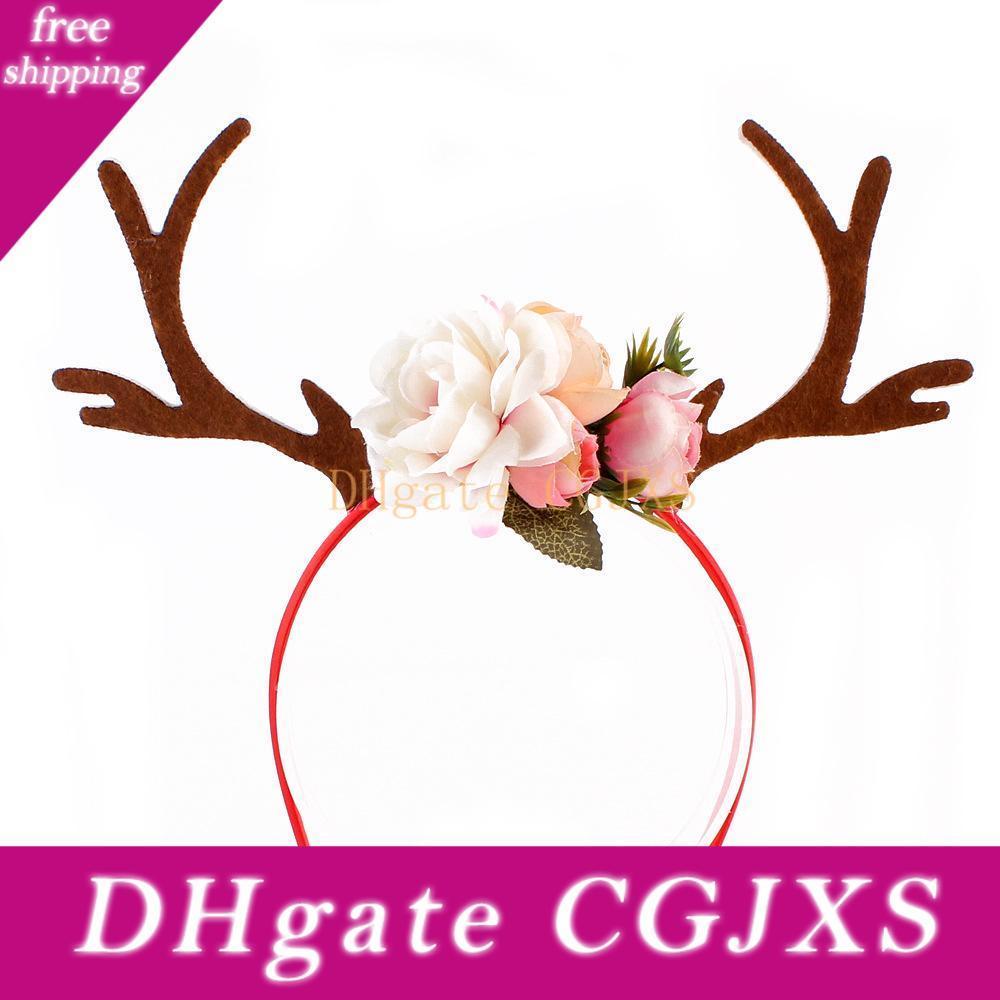 plastic deer antlers headband