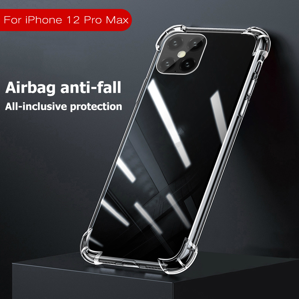 

Transparent Clear Case For iPhone 13ProMax Clear Shockproof Case For iPhone 13 13PRO 6.7 Silicon Cover Transparent Case For 12 13 11 ProMAX XR XSMAX 7 8P