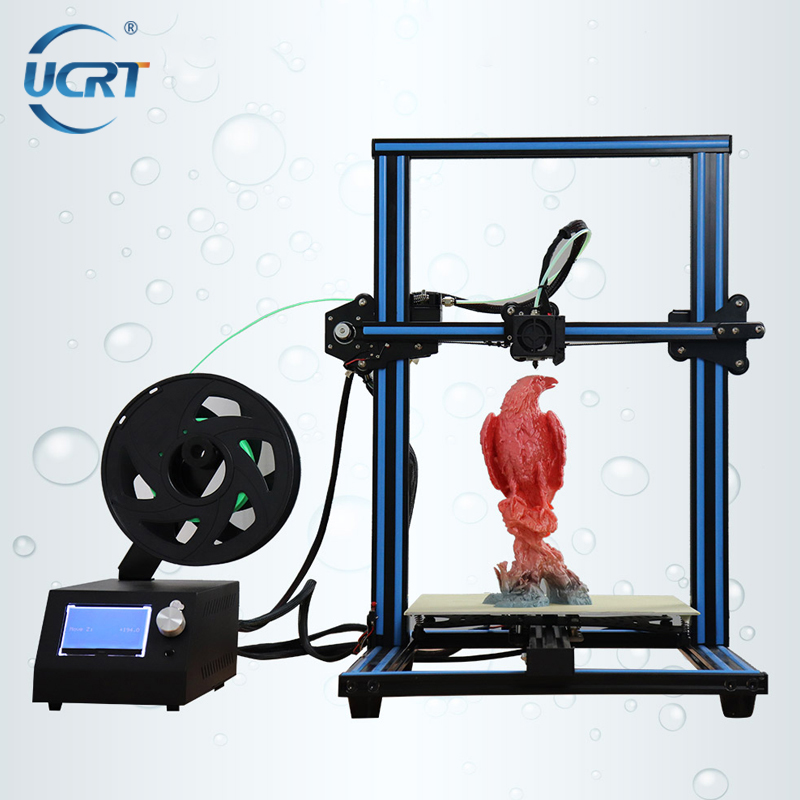 

UCRT 3D Printer 300*300*400 DIY desktop 3d printing Kits Extruder Metal Frame Impresora High Precision impressora Lager Size