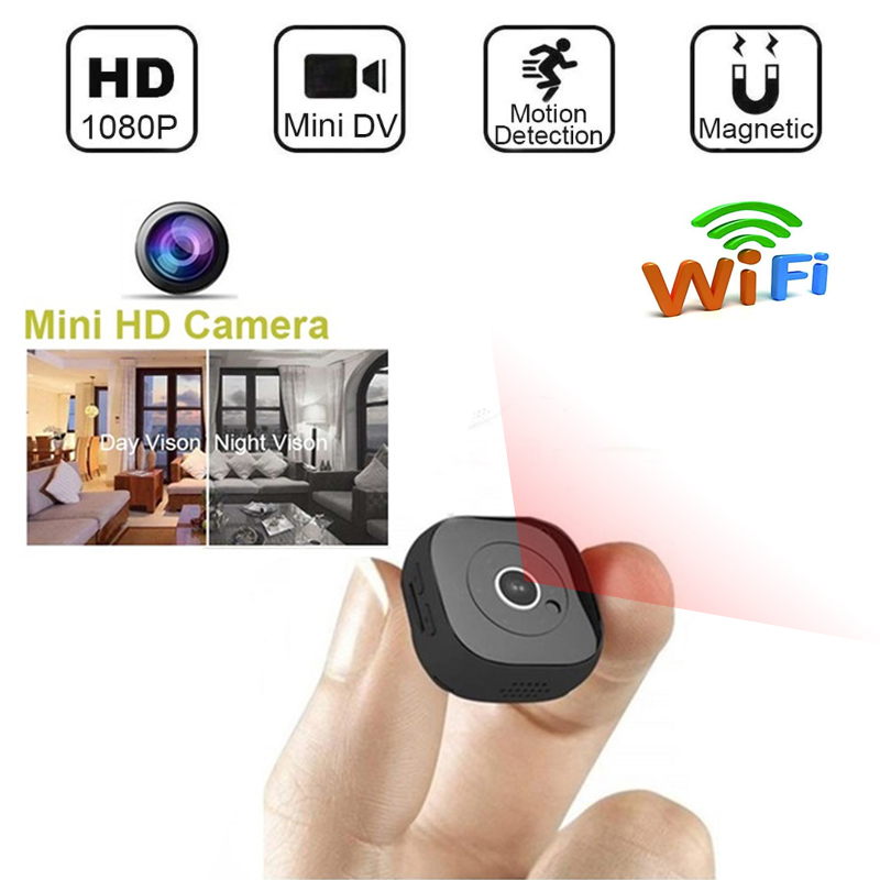 

Mini Camera WIFI Small Camera Wireless HD 1080P Built-in battery with Motion Detection Night Vision For Android