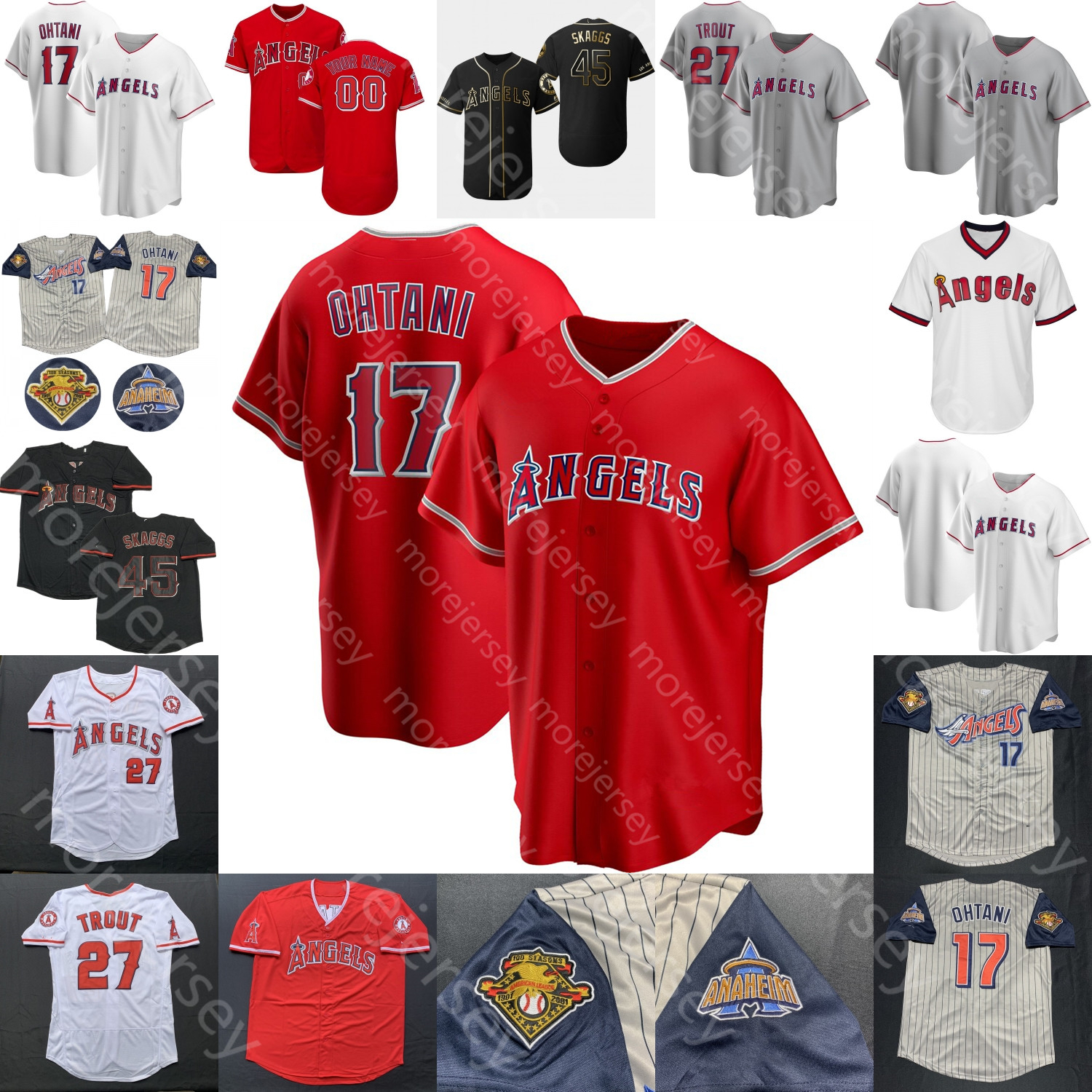

2020 Los Angeles Jersey Luis Rengifo Matt Thaiss Jared Walsh Taylor Ward Michael Hermosillo Felix Pena Nolan Ryan Jahmai Jones Brian Goodwin, 2020 new fan's versions white