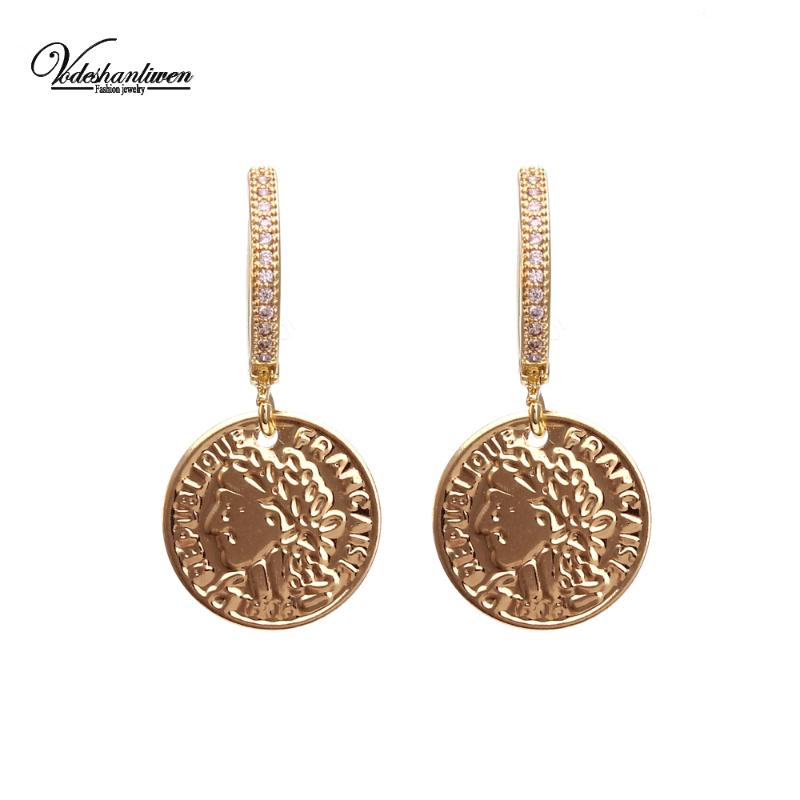 

VODESHANLIWEN 2020 Corns Copper Earrings Elegant Gift For Women Boho Handmade Party Accessories