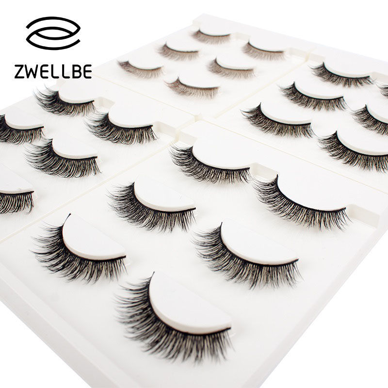 

3pairs/box 3D Mink Eyelashes Natural Long Handmade Thick Lashes Eyelash Extension Natural Long False Eyelashes Makeup Tool