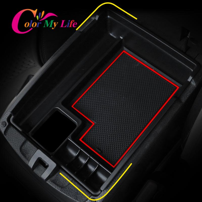 

Car Central Storage Armrest Storage Box for X-trail T32 Rogue 2014-2020 Arm Rest Glove Tray Holder Case Pallet Container