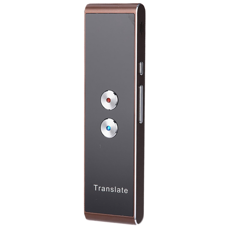 

Portable T8 Smart 40 Language Translator Real-Time Speech Voice Translation for Business Travel(Brown