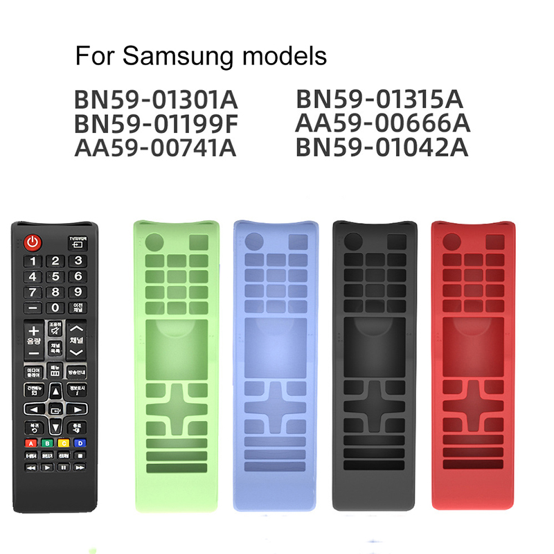 

Silicone TV Remote Control Protector Case Cover Skin for BN59 -01199F 59-00602A 59-00666A 59-00785A 59-00741A