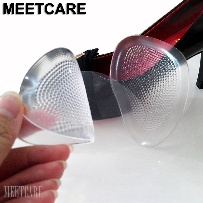 Female Ultra Thin Feet Palm Pad Silicone Gel Forefoot Shoes Pads High Heel Soft Insole Anti-Slip Foot Protection Care Cushions-image-565184522