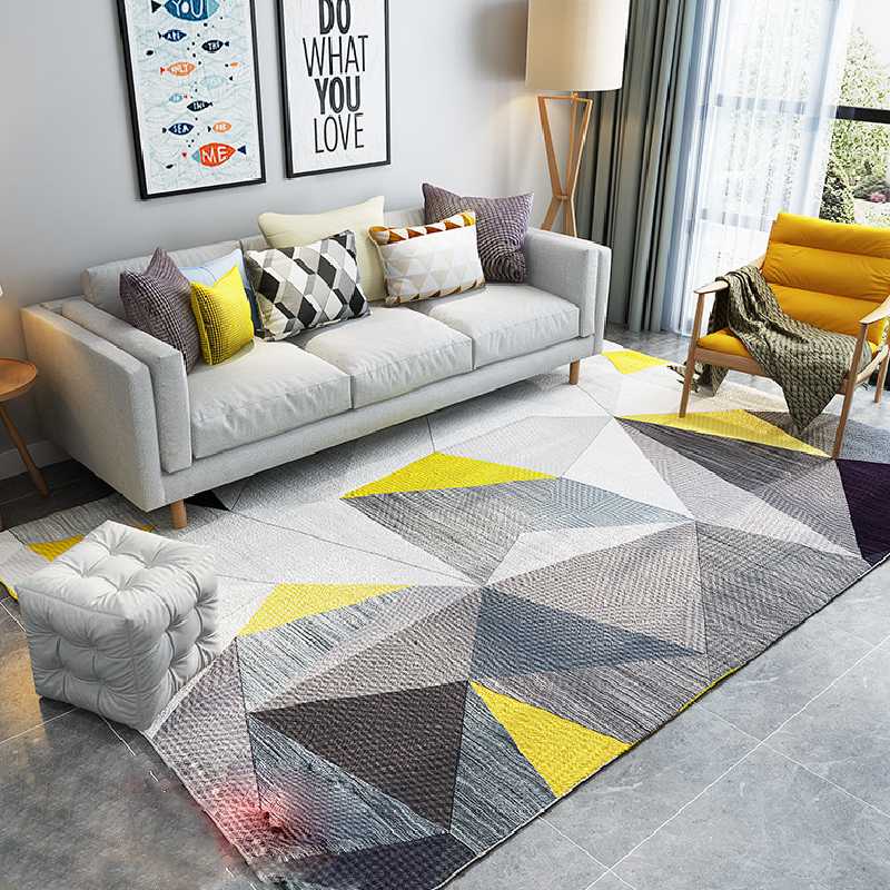 

Nordic Style carpet living room floor mat bedroom non-slip blanket living room rug bedroom bedside rectangular floor pad, 13