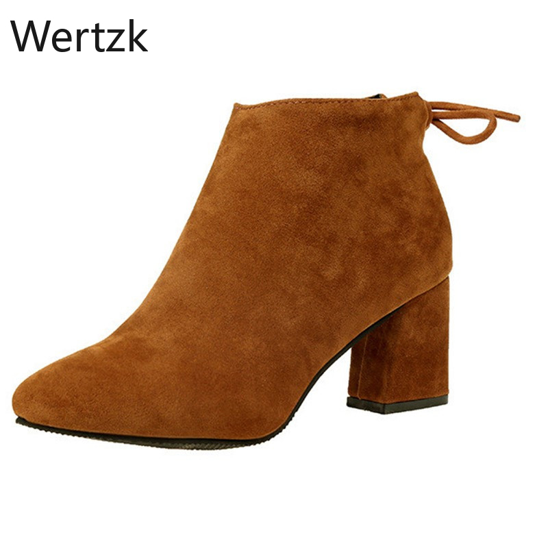 

2020 Hot Women's Casual Shoes Botas De Moda High-heeled Thick with Bare Boots Fashion Classic Women's Booties 43 Yards, Black