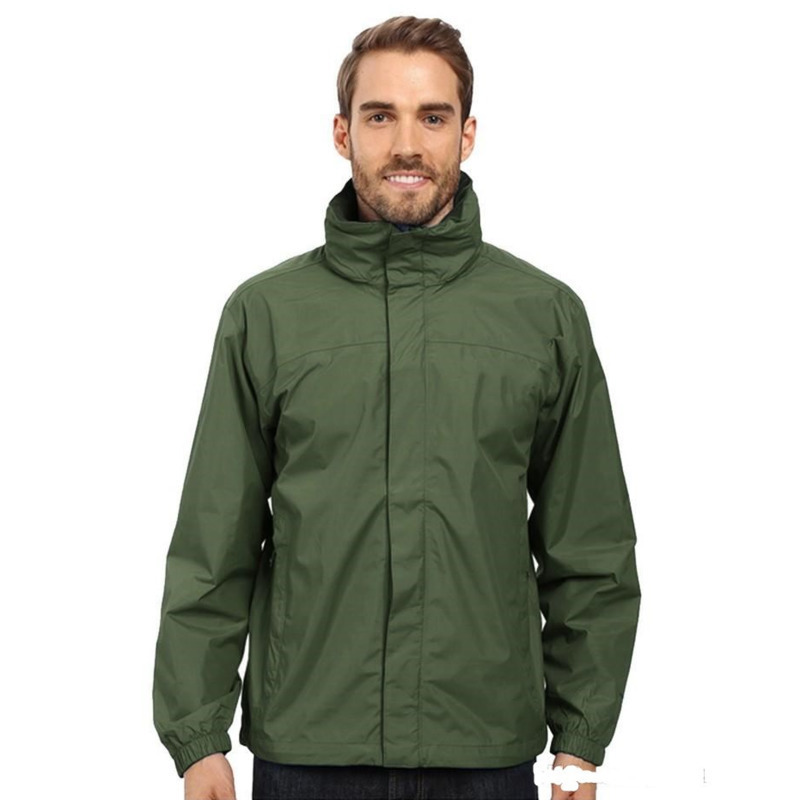 

Mens Jacket Spring Autumn outwear coats Windbreaker Hoodie Zipper Fashion Hooded Coat Outdoor Sport Asian Size Clothing, Black