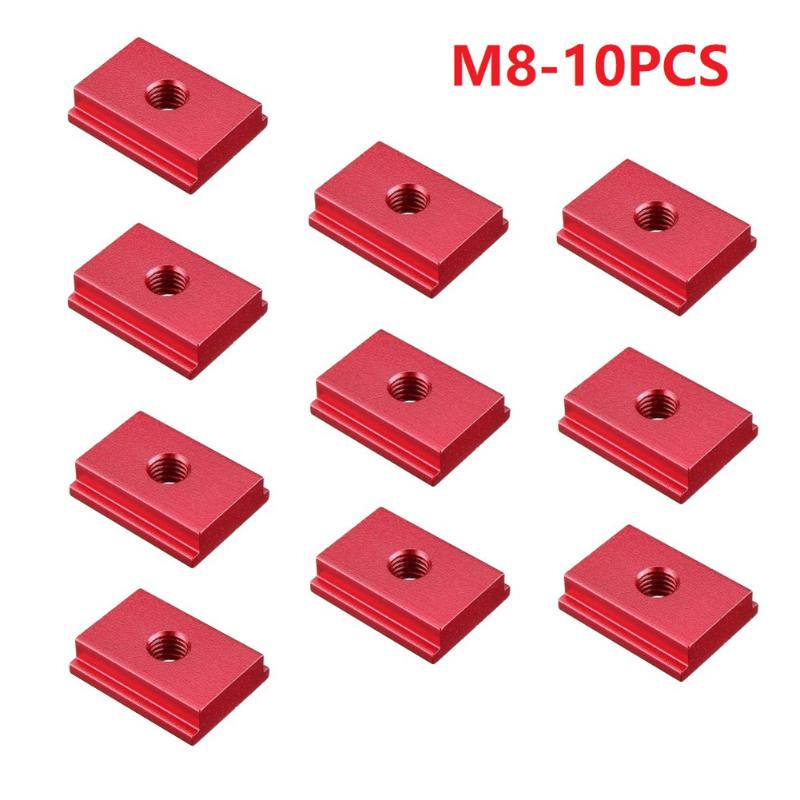 

Red T-track Slider Aluminum Alloy Woodworking Tool For Table Saw Universal