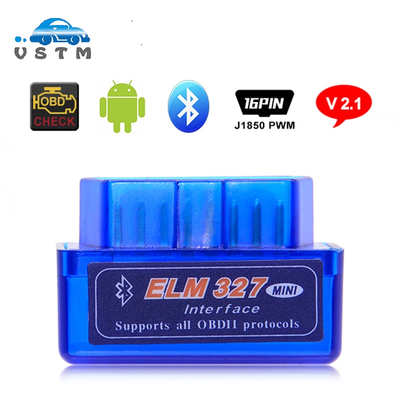 

ELM327 Mini ELM 327 V2.1 OBD2 Bluetooth OBD2 Bluetooth Auto Scanner OBDII 2 Car ELM 327 Tester for Android Windows Symbian