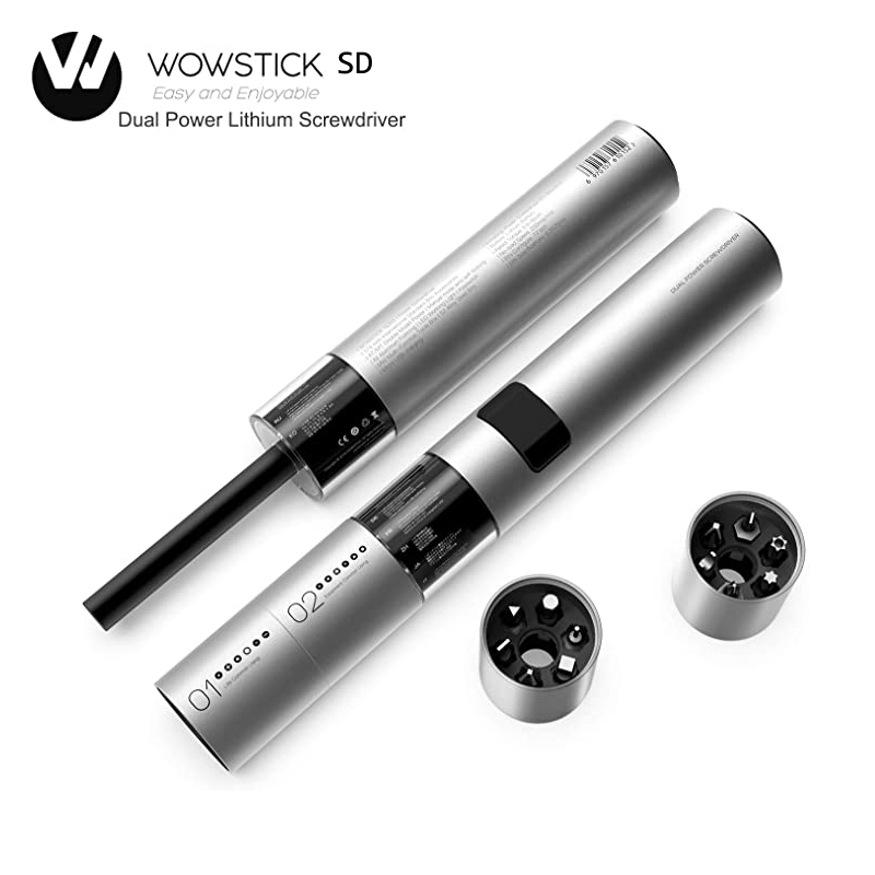 

WOWSTICK SD new screwdriver 36-bit LED lithium battery rechargeable magnetic suction one-key design DIY tool set