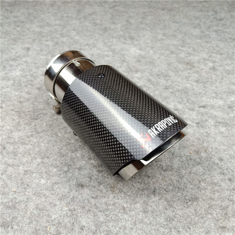

Wholesale Car Styling Escape Akrapovic Muffler Pipe, Glossy Carbon Exhaust Tips & Universal Exhausts End Pipes