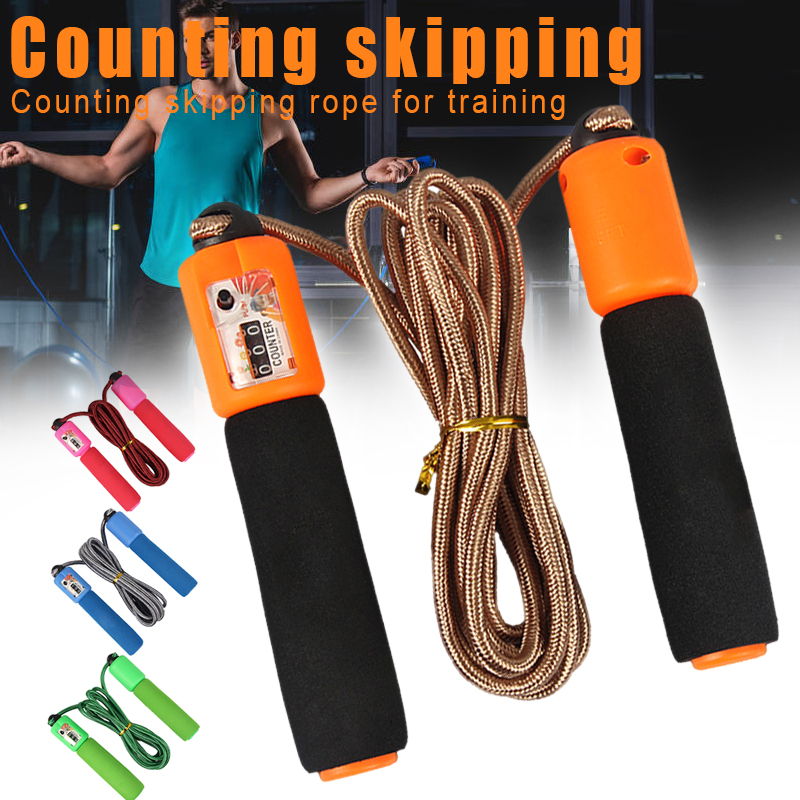 

Hot Skipping Rope Jump Rope Cable for Exercise Fitness Training Sports with Counter MVI-ing