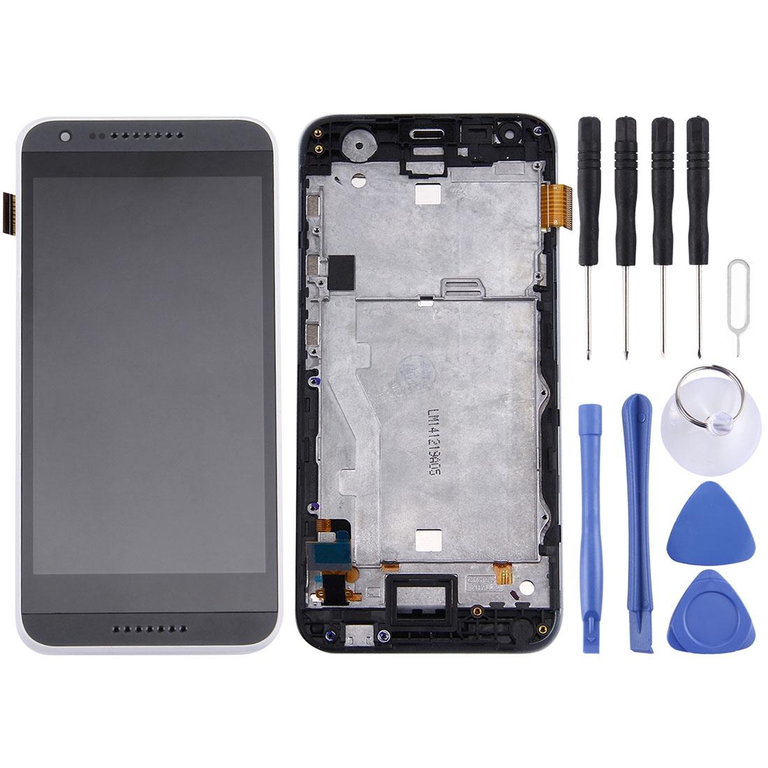 

Original LCD Screen and Digitizer Full Assembly with Frame for HTC Desire 620