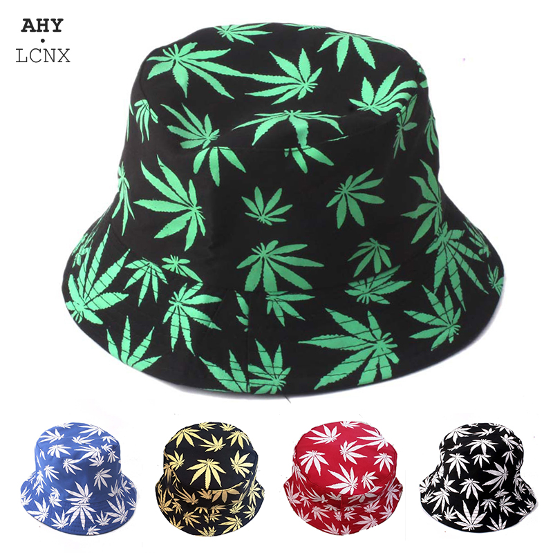 

Women Bucket Hats Cotton Fisherman Hat Men Hip Hop Cap Couple Printed Outdoor Panama Sun Flat Top Hats Caps Boonie, Black