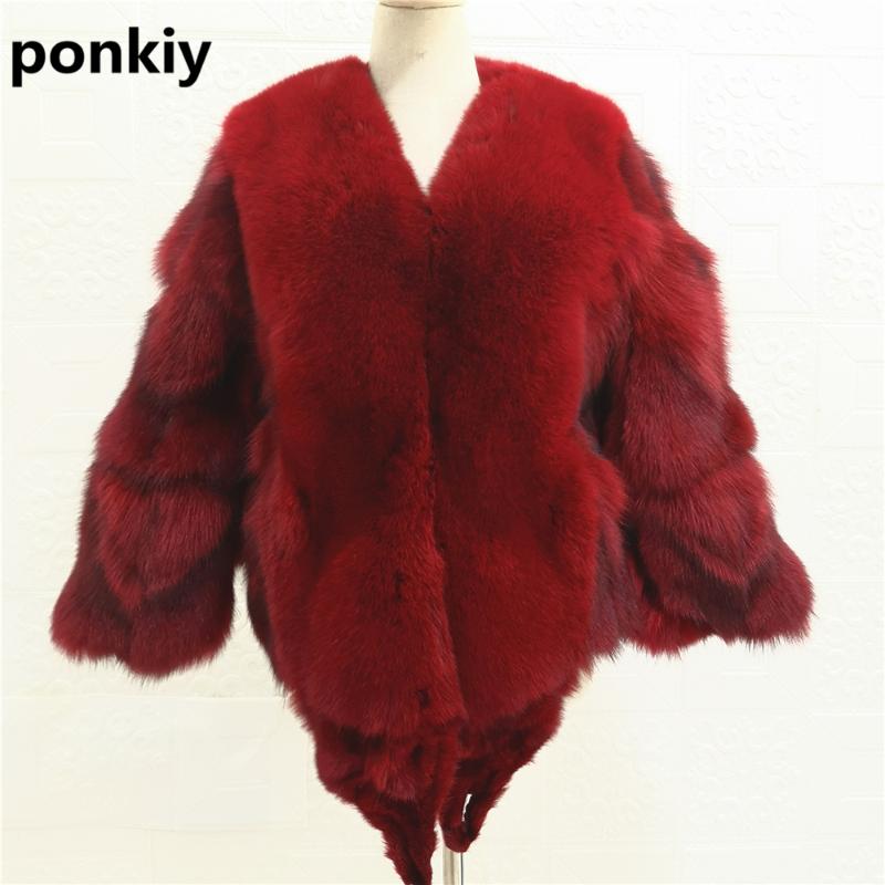 

Fur coat women Medium Natural Real Fur Jacket Luxury Genuine Leather Winter Jacket Female Vest 2020, 04