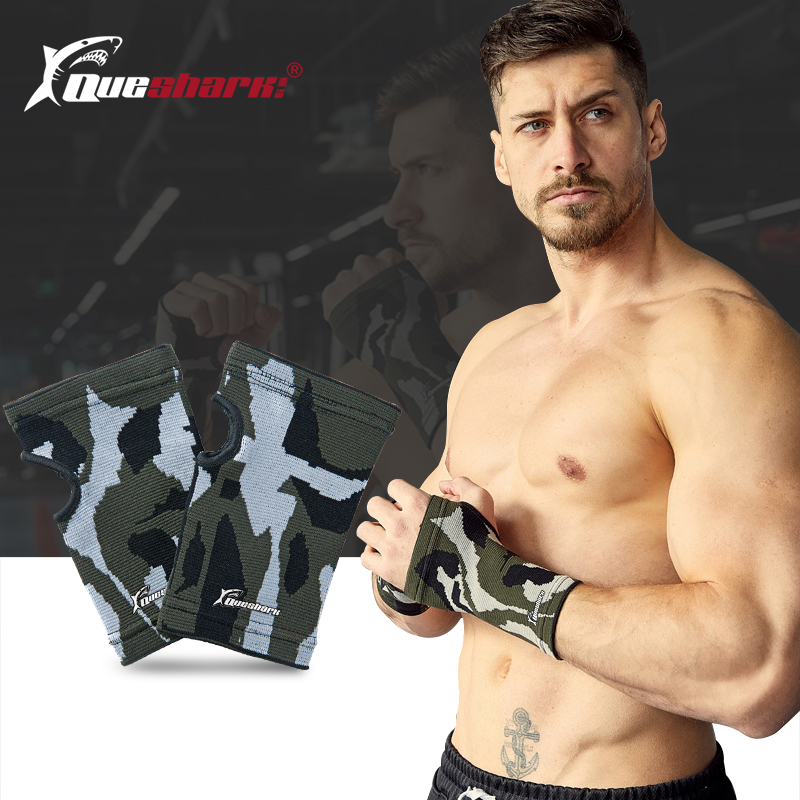 

hot selling Nylon Camouflage Wrist Wrap Brace Thumb Stabilizer Badminton Tennis Weightlifting Wrist Support Sports Fitness Wristband, As pic