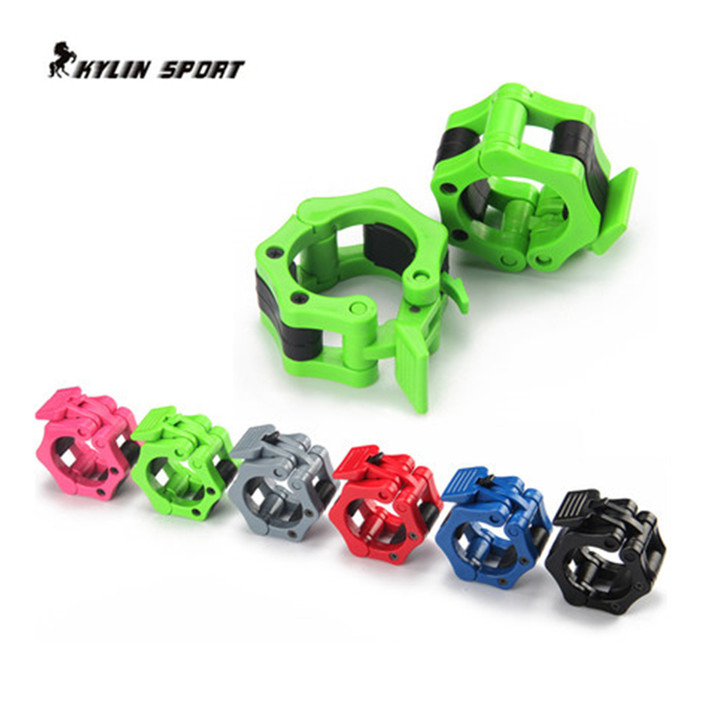 

free shipping six-color large buckle fitness equipment weightlifting dumbbell accessories barbell pole weight plate