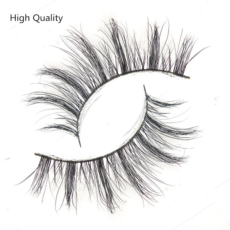 

New Handmade False Eyelashes High Quality Horse Hair Soft Natural Elegant Messy Ultra-realistic Fake Eyelashes Extension Tool