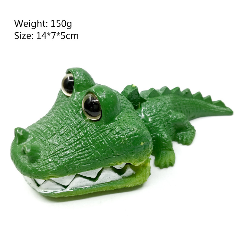 

Cute Resin Aquarium Ornament Mini Frog Crocodile Aquarium Fish Tank Decoration Bubble Resin Animal Accessories
