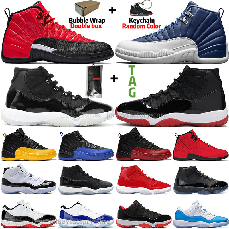 

11 11s 25th Anniversary Bred Concord 45 Space Jam Gym Red Men Basketball Shoes 12 12s Indigo Game Royal Reverse Flu Game FIBA Mens Sneakers, #35