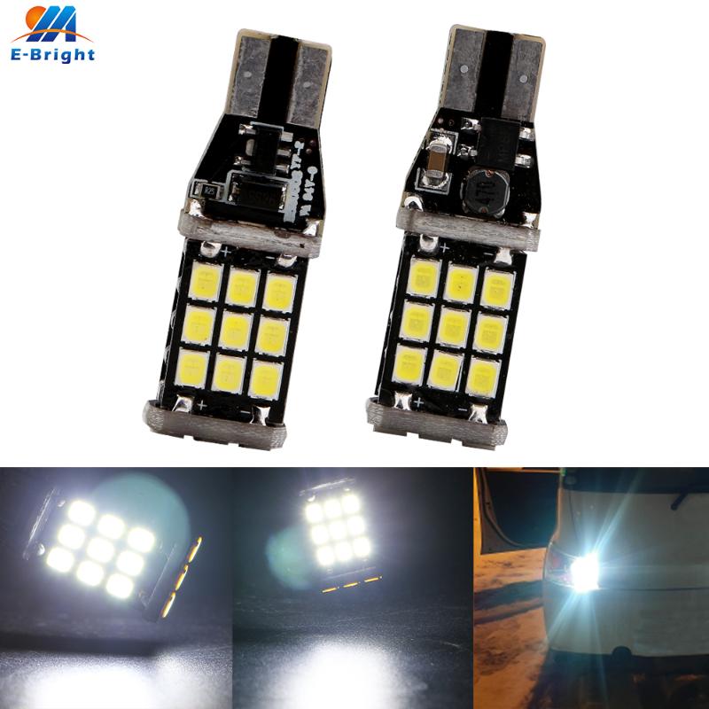 

W16W Canbus 2X T15 2835 21 SMD LED Bulbs Auto Reverse Lamp Backup Light 921 912 W16W LED Bulbs Xenon White 6000-6500K No Error, As pic