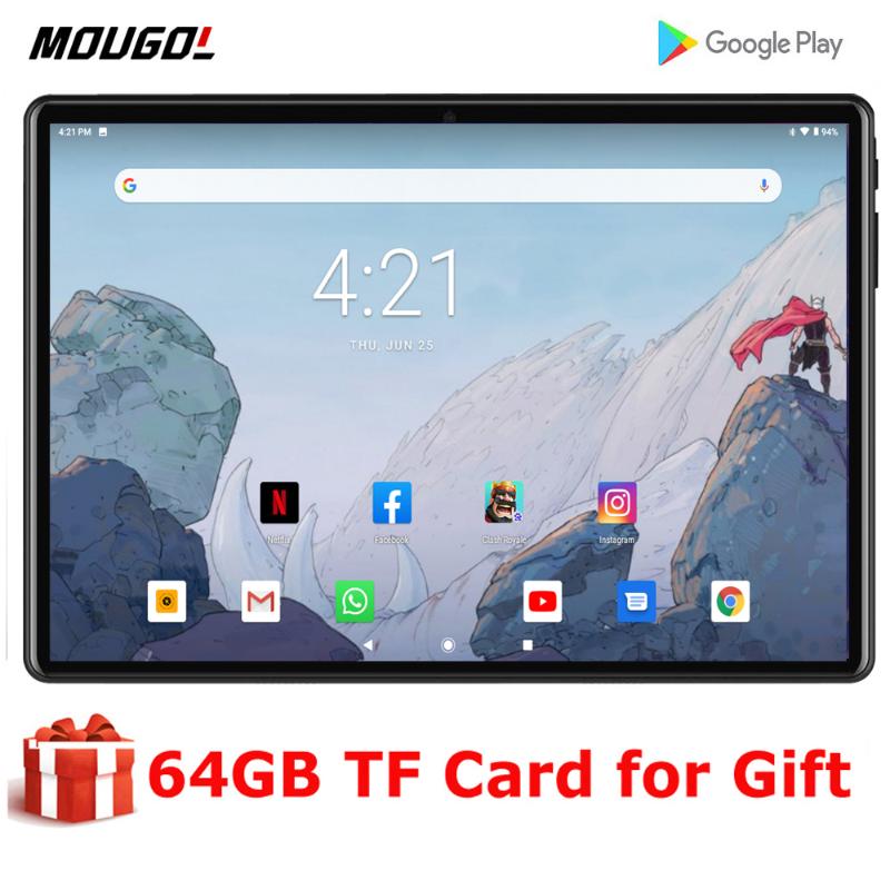 

2020 Global Version 10 inch tablet Octa Core 3GB RAM 32GB ROM 5000mAh Battery Google Android 9 Pie 5G WiFi Bluetooth Tablet 10.1, Black