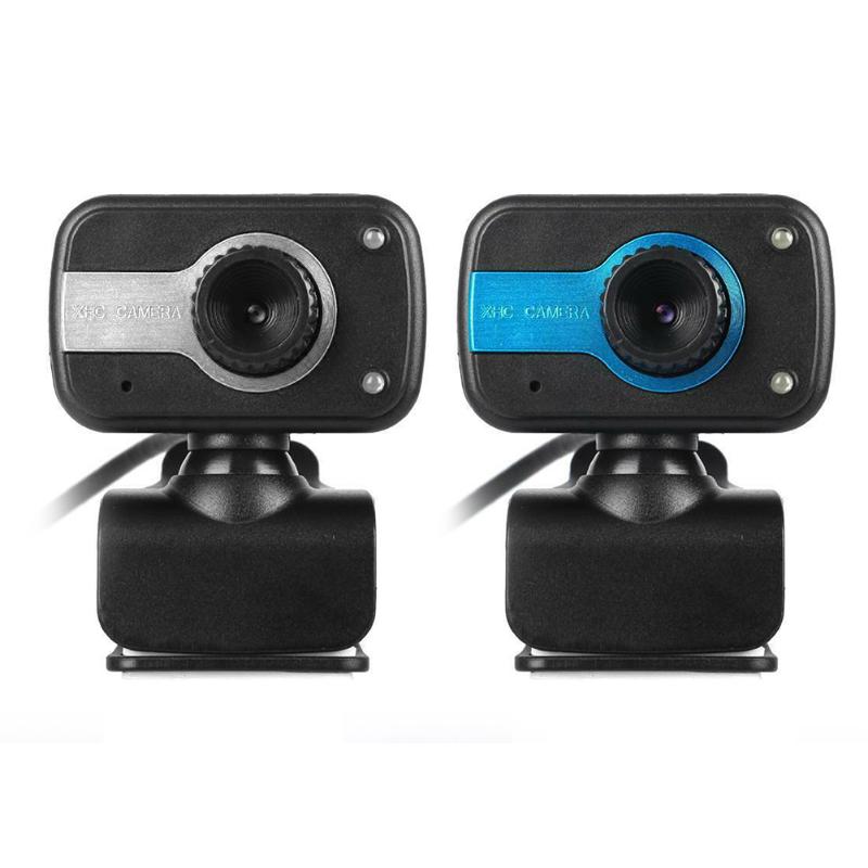 

USB 2.0 HD Webcam with Built-in Microphone Clip-on Web Camera for Win 10 8 7 XP Widescreen Video Work Home Accessories