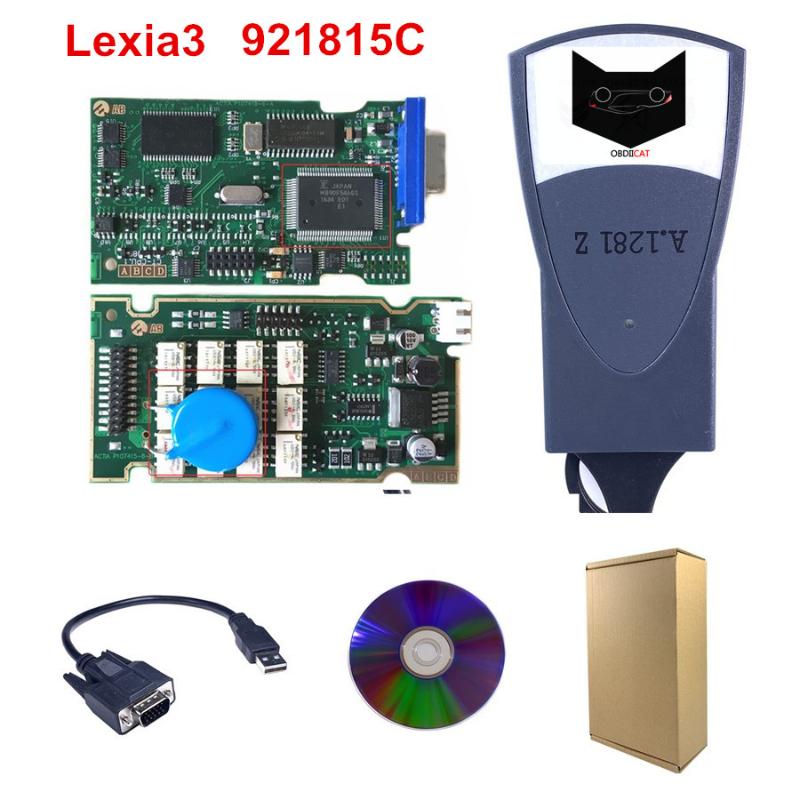 

5pcs DHL Best Lexia3 /PP2000 Diagbox V7.83 gold Edge Firmware 921815C Lexia3 V48/V25 For Ci-tro-en/Pe-uge-ot OBD diagnostic Tool