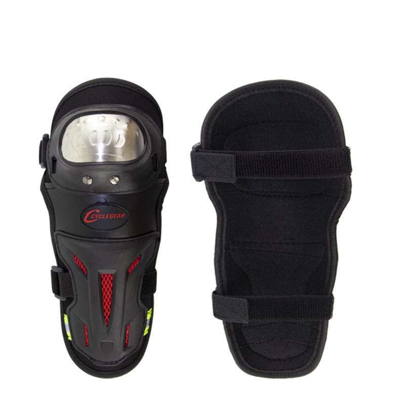 

Cyclegear Adjustable Unisex Stainless Steel Protective Elbow Protector Knee Pads Breathable Anti Collision Motorcycle Reflective