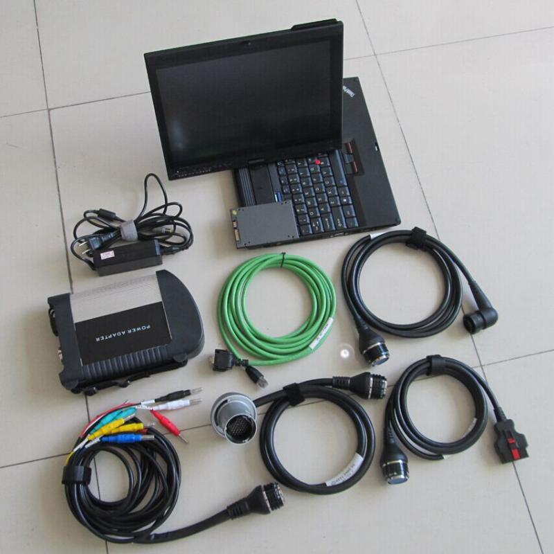 

Newest mb star c4 sd connect diagnostic tool with newest software V2020.12 ssd with x201t laptop touch screen