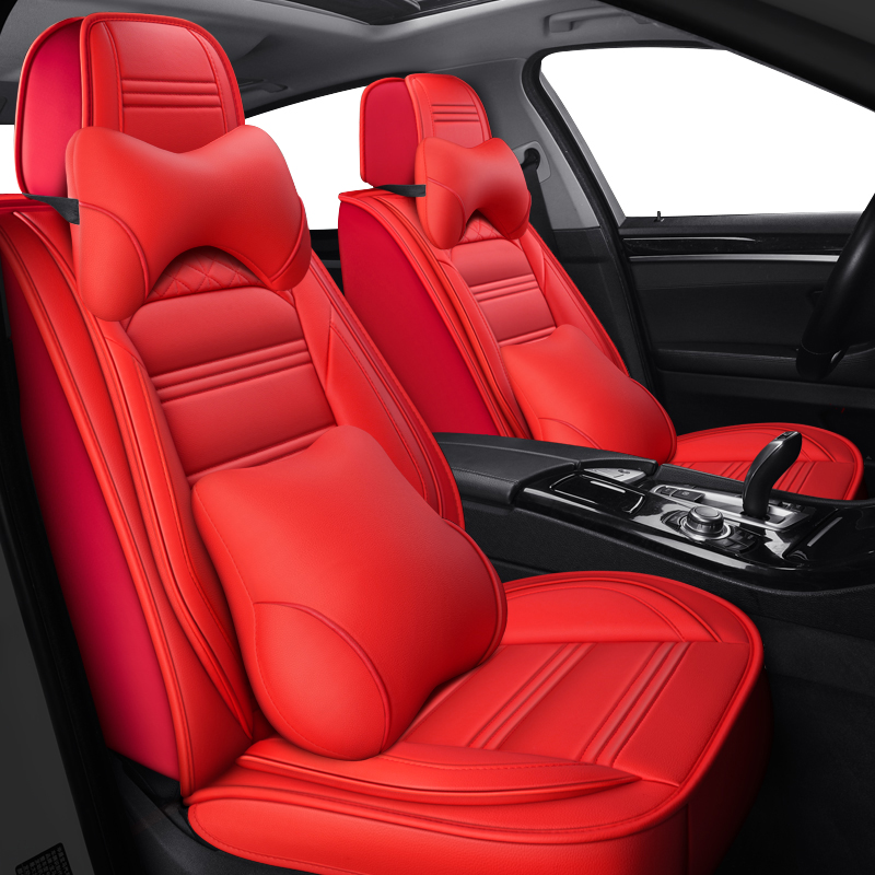 

ZHOUSHENGLEE leather Universal Car Seat covers for Mini all models cooper countryman cooper paceman car styling auto Cushion