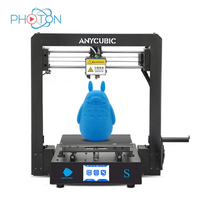 

Mega S 3D Printer 3.5'' Touch Screen Anycubic I3 Mega New Upgrade Metal 3D Print Kit With Extruder And Suspended Filament Rack