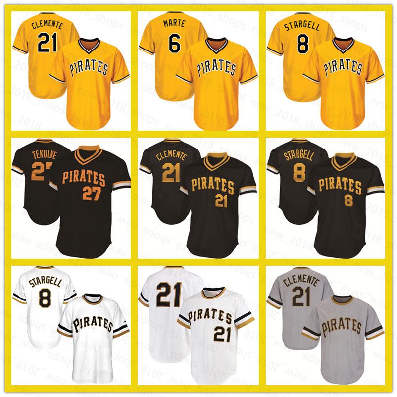 

8 Willie Stargell Jersey Pirates 55 Josh Bell 26 Adam Frazier 25 Gregory Polanco 59 Joe Musgrove 45 Michael Feliz Baseball Men Rodriguez, Qingcang