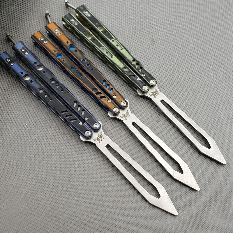 

butterfly Killer Bee D2 G10 handle trainer training knife not sharp Crafts Martial arts Collection knvies EDC tool xmas gift